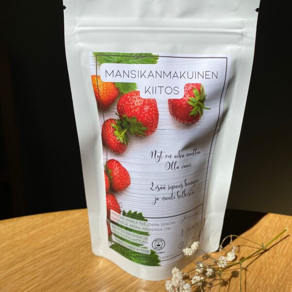 Vihreä Mansikanmakuinen kiitos | 50g